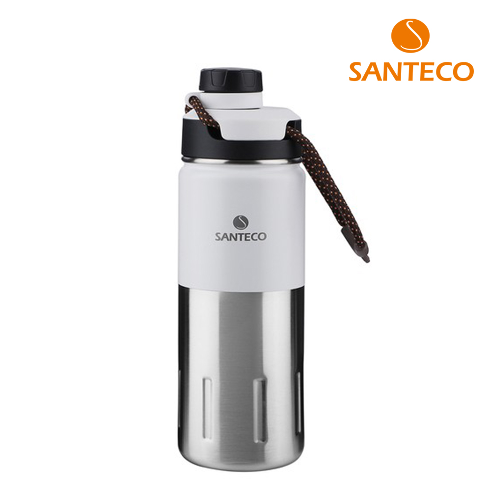 산테코 케이투 이중진공 텀블러 아웃도어 보온보냉병 500ml, 밀크화이트 - 메인 이미지