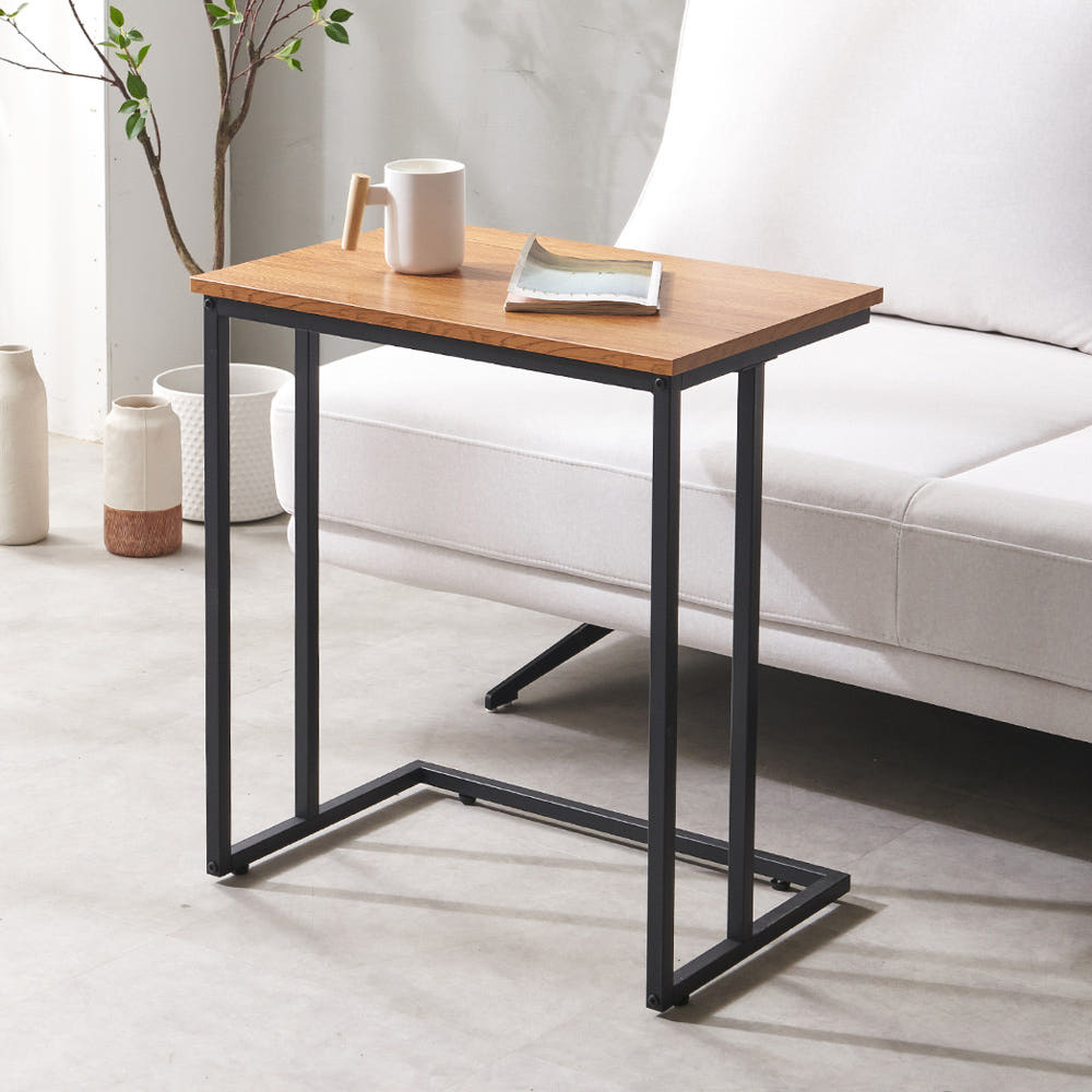 올탐 이동식 사이드테이블 소파 미니 간이 침대 보조책상 600 블랙