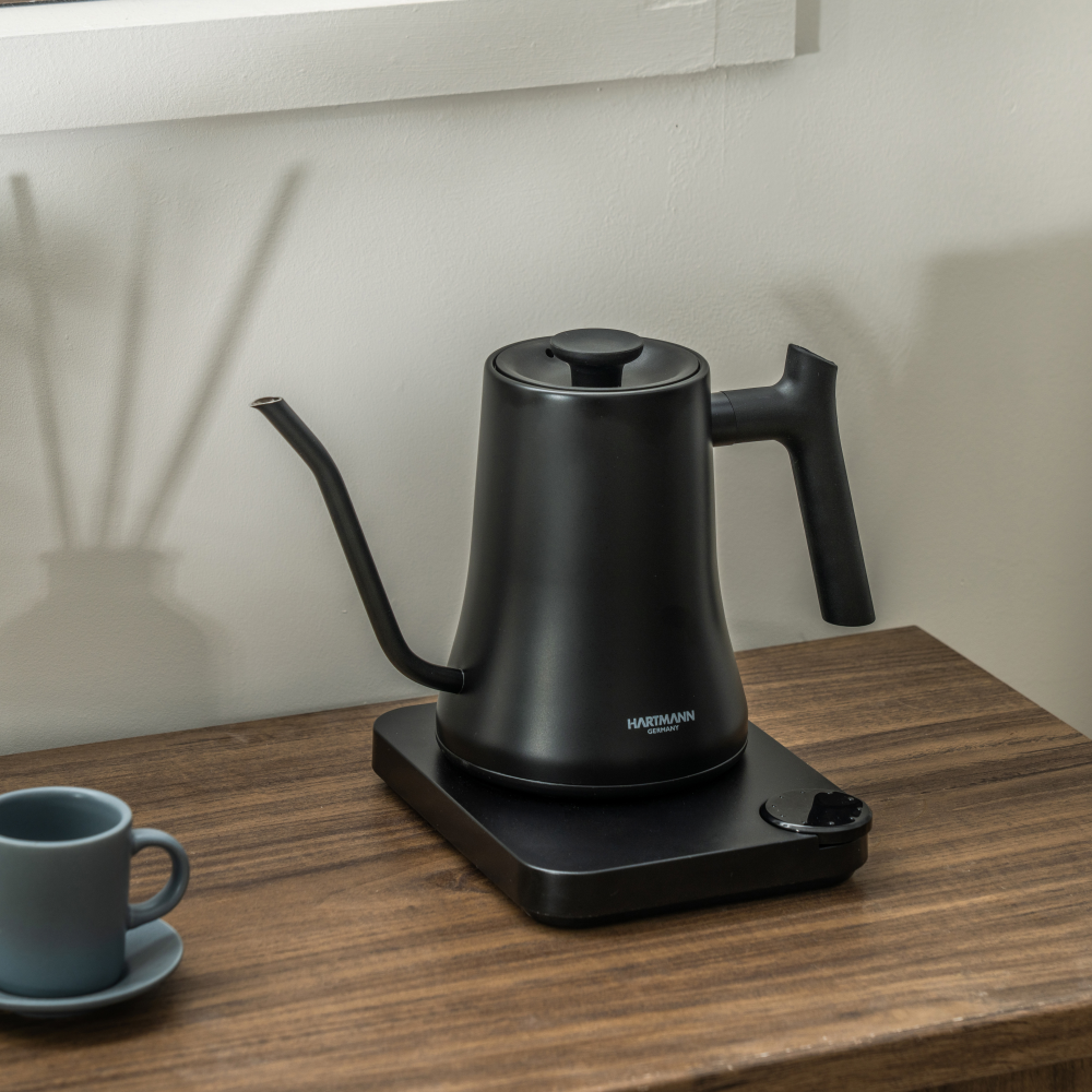 하트만 브루잉 전기드립 커피포트 보온 1도 온도조절 티포트 홈카페 800ml