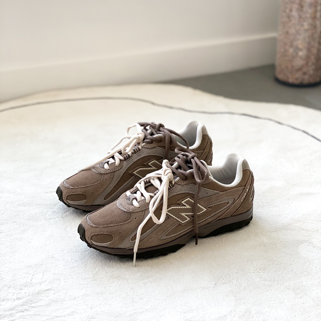 뉴발란스 204L 스웨이드 베이지 카키