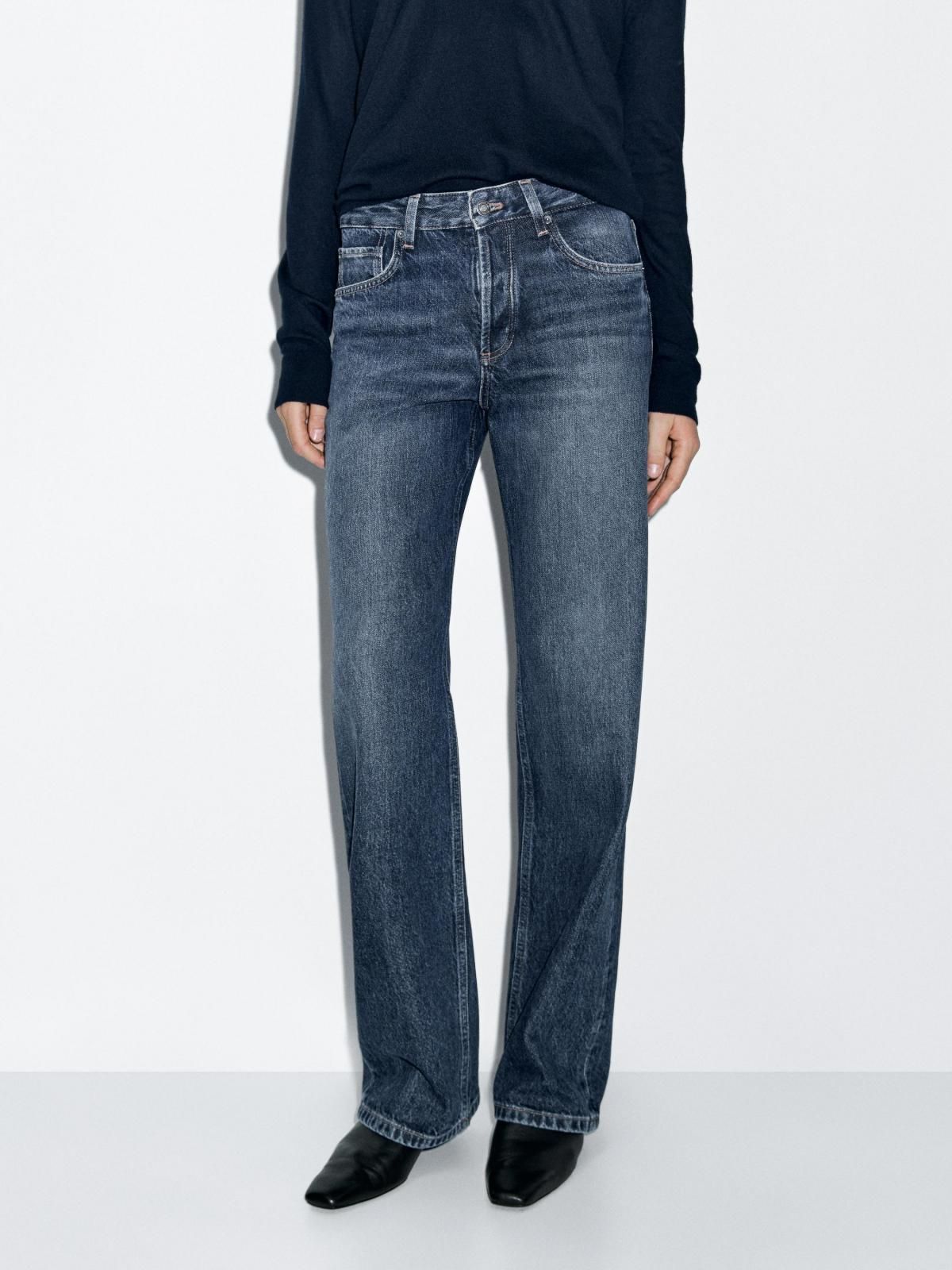 마시모두띠 데님 미드라이즈 와이드핏 청바지 5036/636 MEDIUM BLUE - 메인 이미지