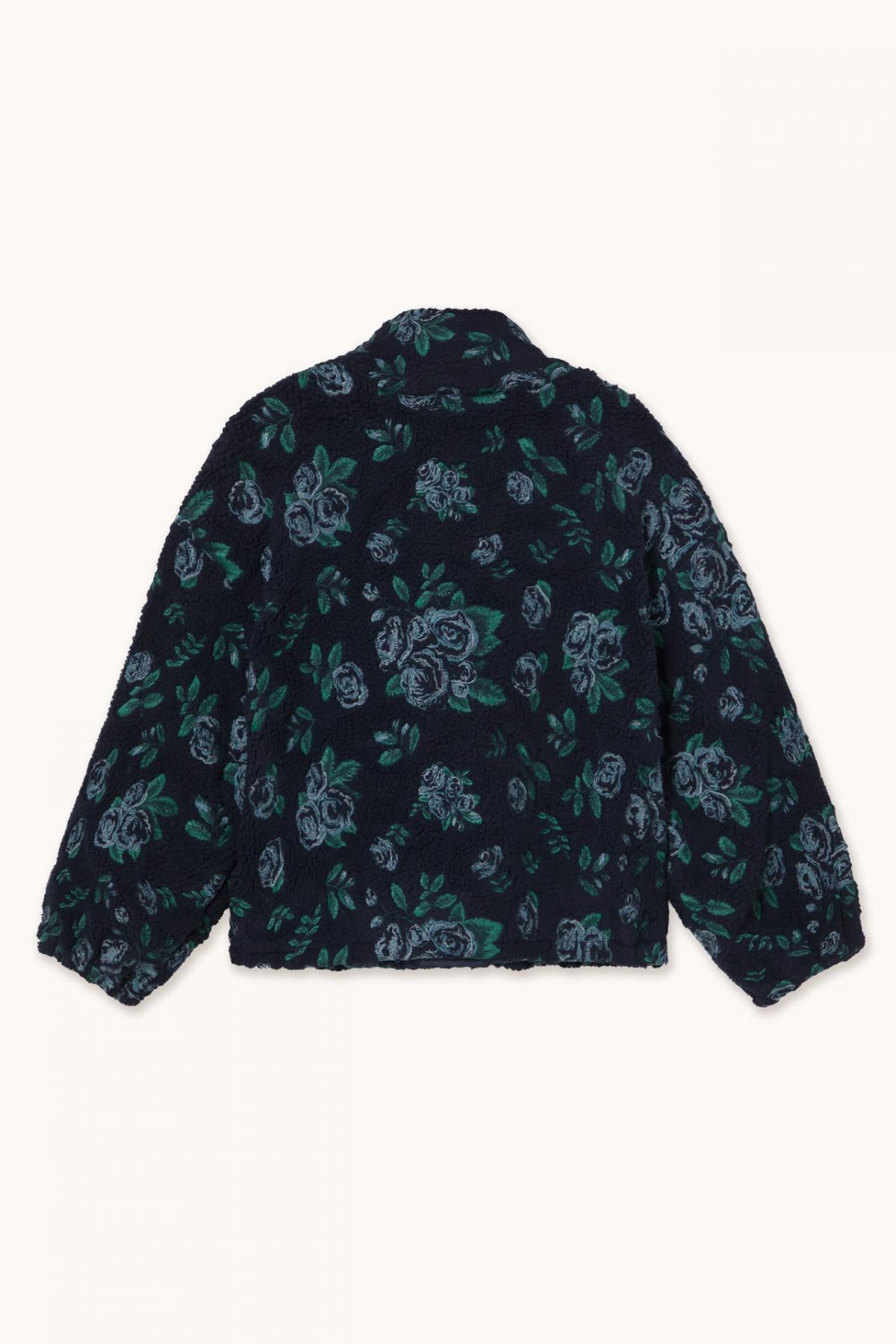 타이니코튼 네이비 플라워 패턴 플리스 자켓 AW25-766107 NAVY - 상세 이미지 2