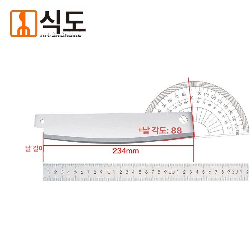 떡 커팅기 작두 베이킹 슬라이서 주방 고기 강정 두부 썰기 가래 식재료 주방칼 깍뚝썰기 흰색 60 이상 114mm - 상세 이미지 2