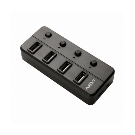 (이지넷) 4포트 USB2.0 허브NEXT-704UHP 유전원 /컨트롤러