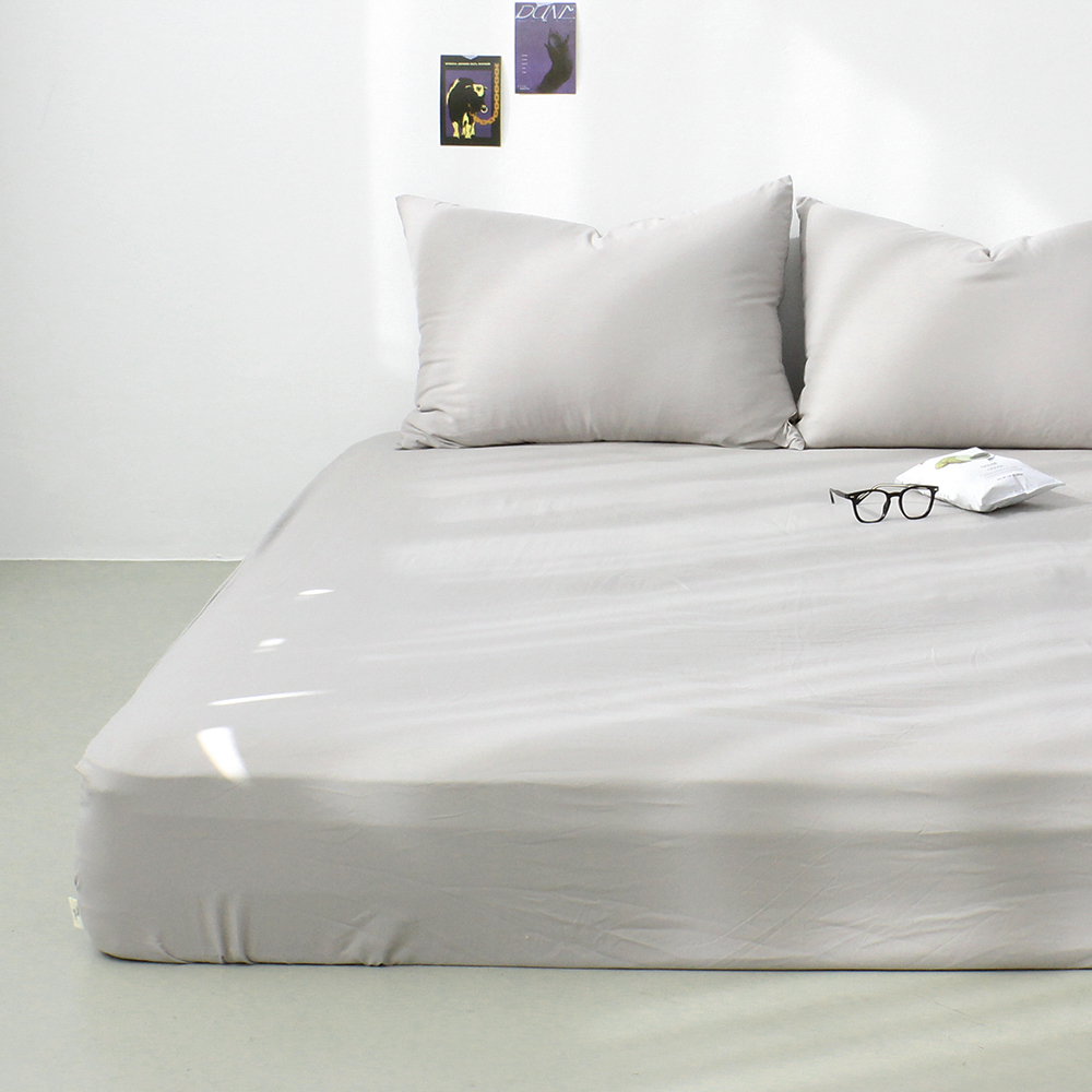 부드러운 아멜리 워싱 사계절 매트리스커버 샌드브라운, Q(퀸)