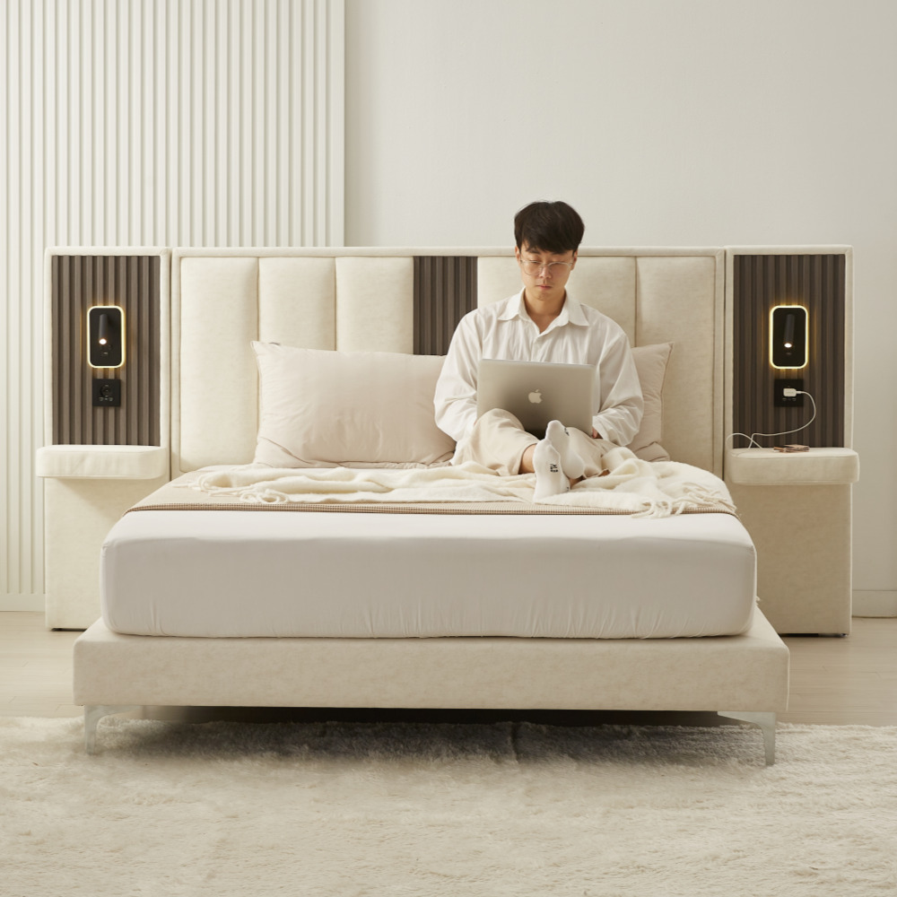 캄홀드 킹사이즈침대 침대킹 라지 프레임