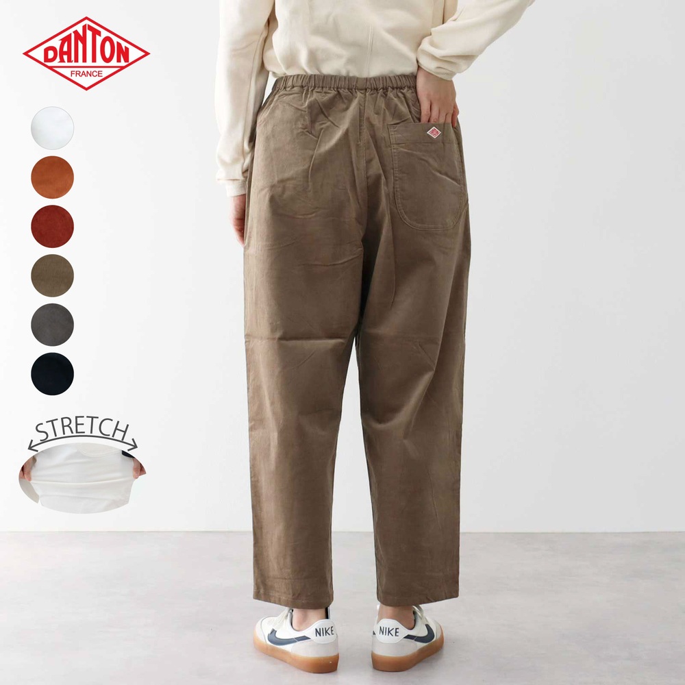 단톤 스트레치 코듀로이 이지 팬츠 여성 JD-2540 DK.BLUE 36 - 메인 이미지