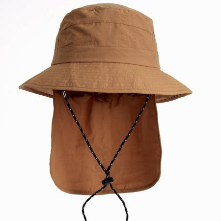 Wenling Mingshi Hat Co., Ltd / 주식회사 트리 SL70673 접이식 등산모자(오렌지브라운) 와이드햇 모자