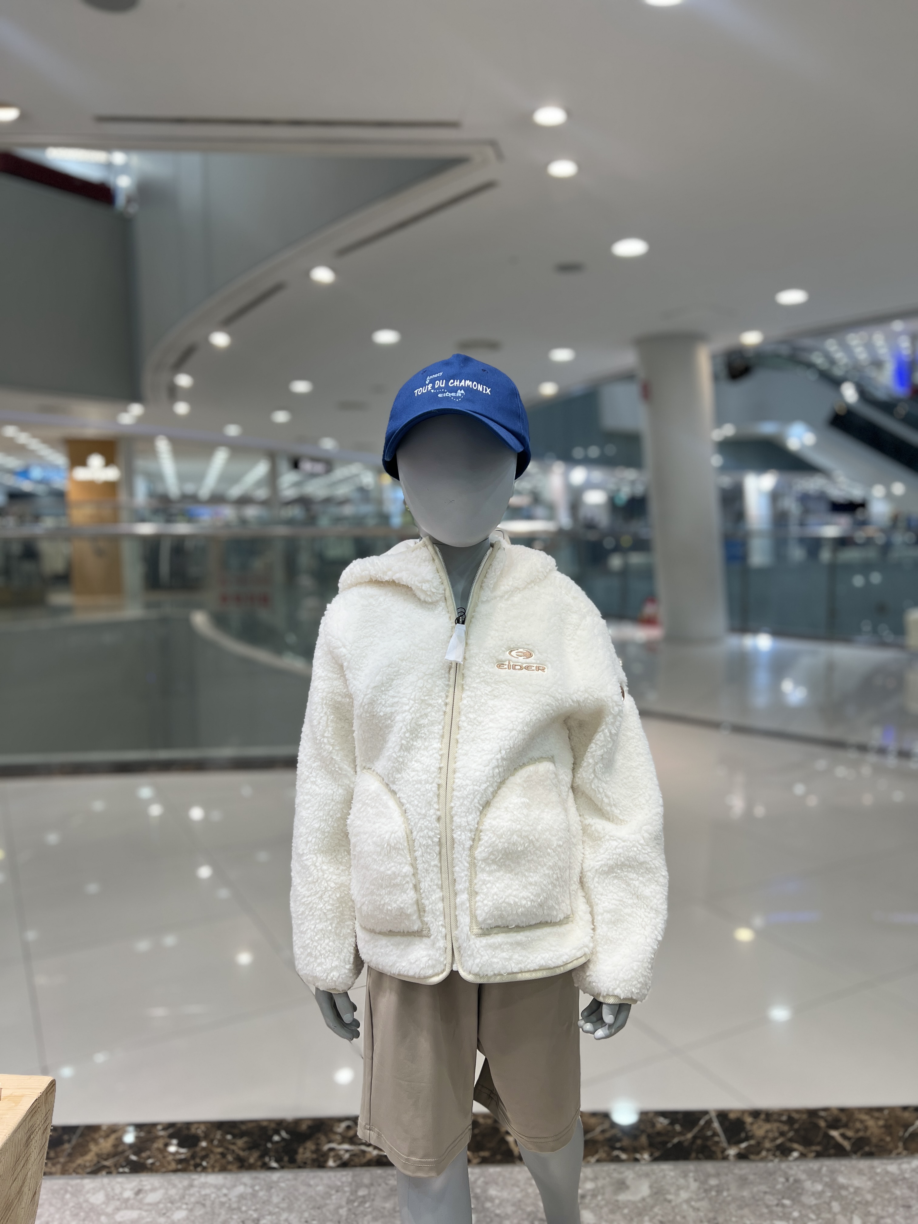 아이더 키즈 방풍 남녀공용 후드 플리스 자켓 에시앙 2.2 UU22105