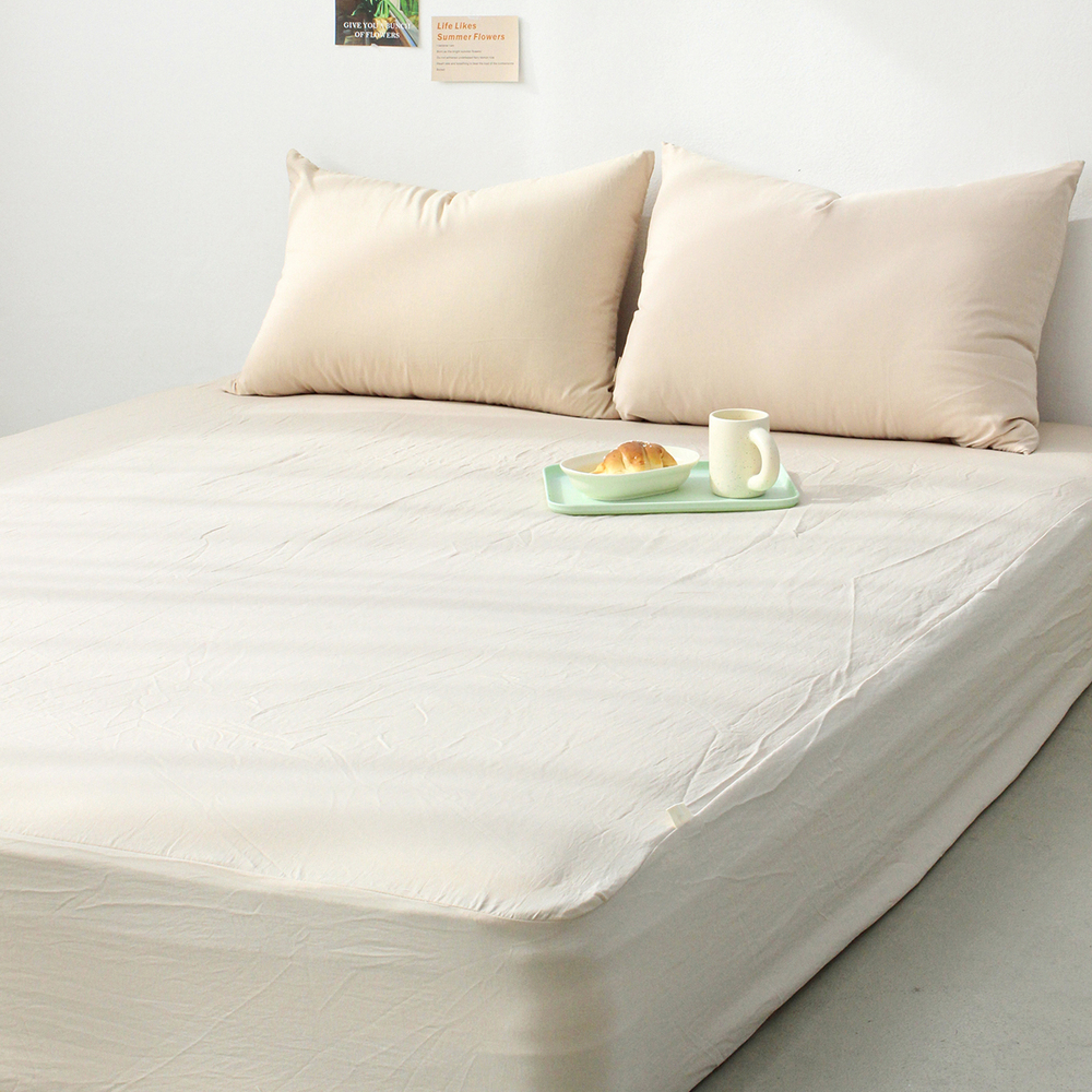 부드러운 아멜리 워싱 사계절 매트리스커버 매그놀리아, Q(퀸)