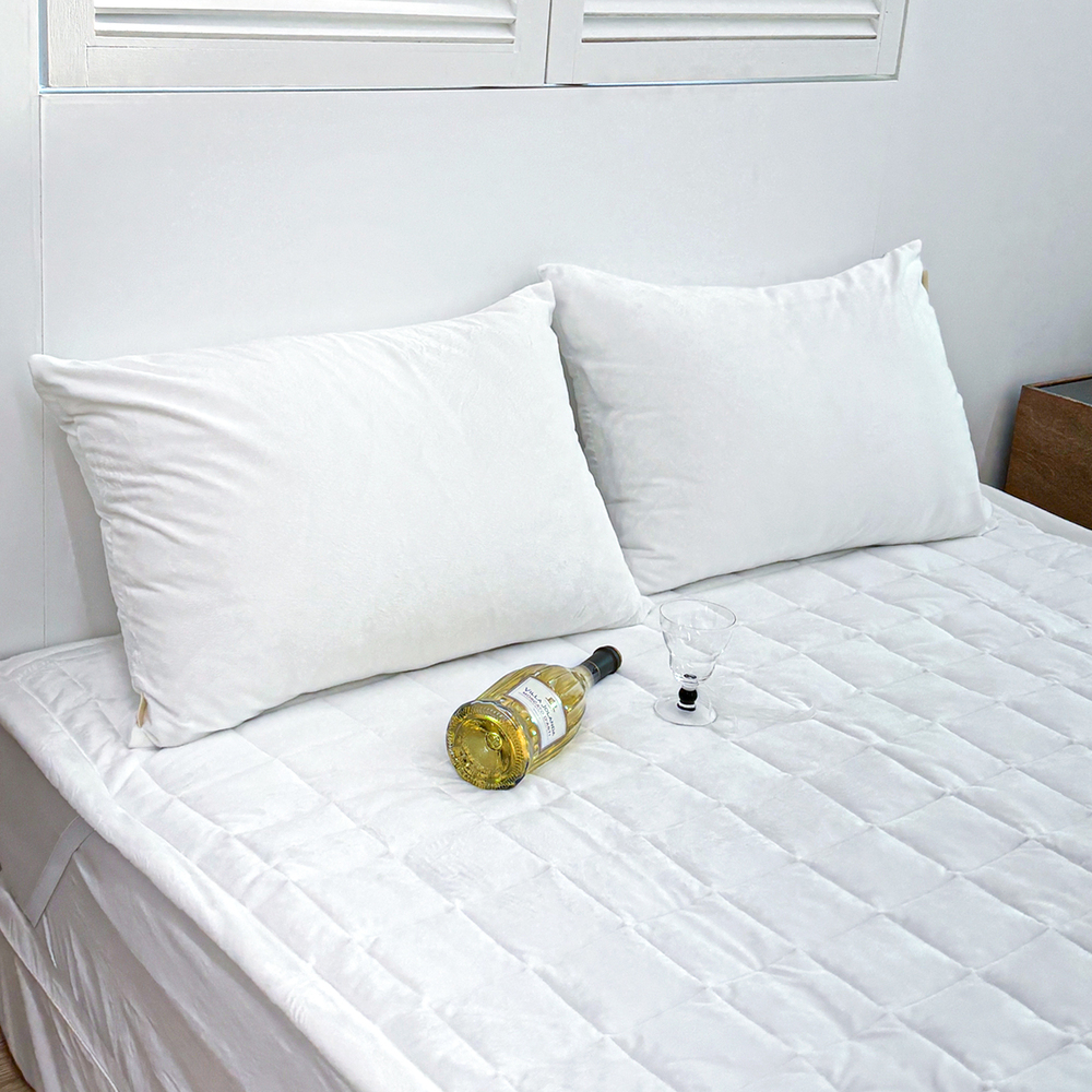 1+1 포근한 윈터테일 리버서블 워싱 밍크 겨울 극세사 베개커버 2장 스노우 폭스, 50x70cm