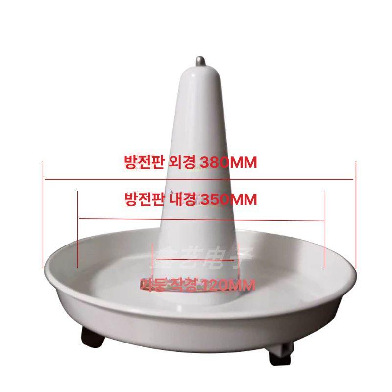 전선풀링기 전선풀링케이스 케이블풀링 꼬임방지 회전대 원판 풀링 원형 리드선 릴 후크제외 1개 380MM - 상세 이미지 5