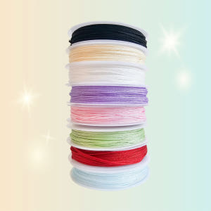 10M 소형 컬러 매듭 끈 키링 팔찌 만들기 0.8mm 실사용 후기 | 효과 있을까? - 상품 이미지 1