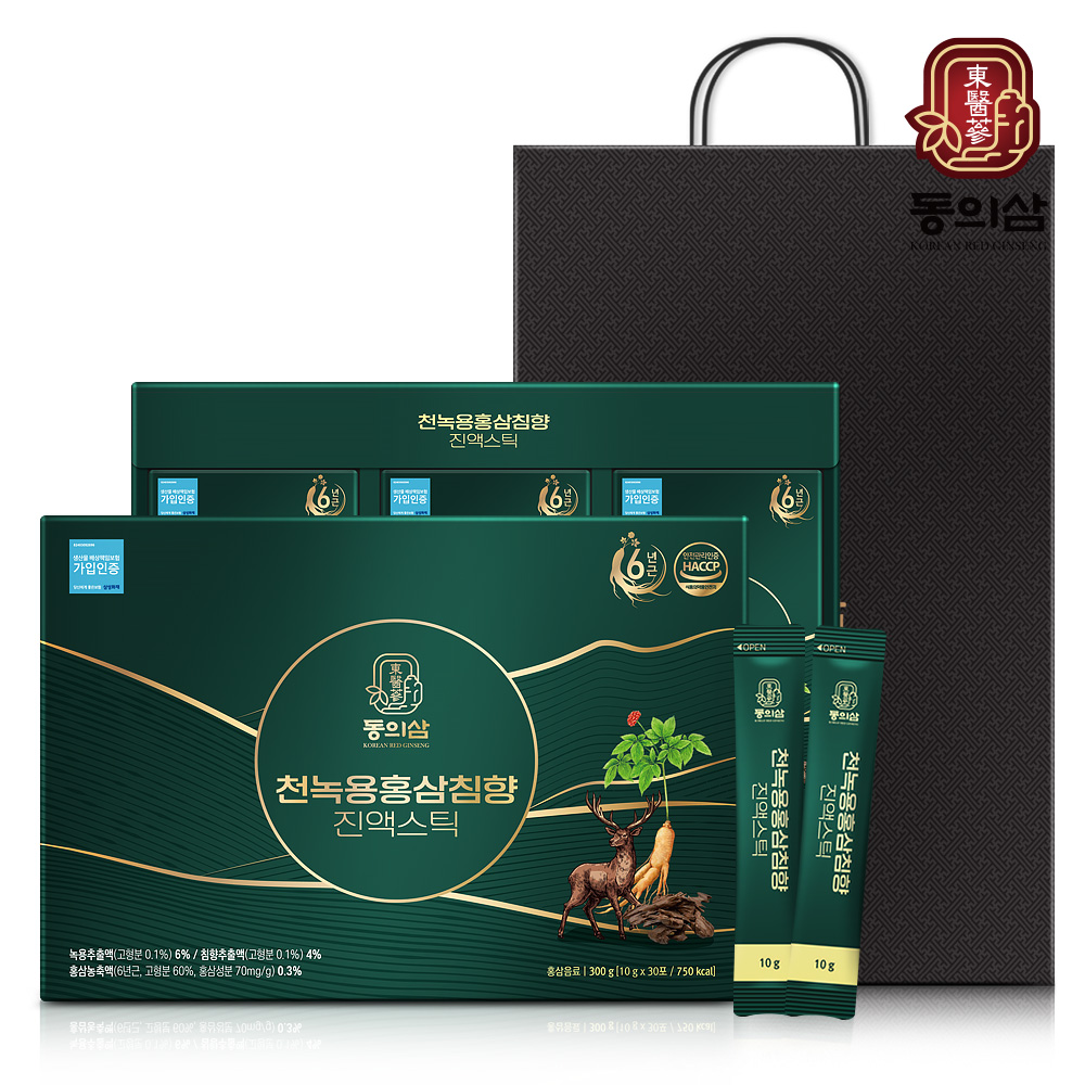 동의삼 천녹용홍삼침향 진액스틱(30포)