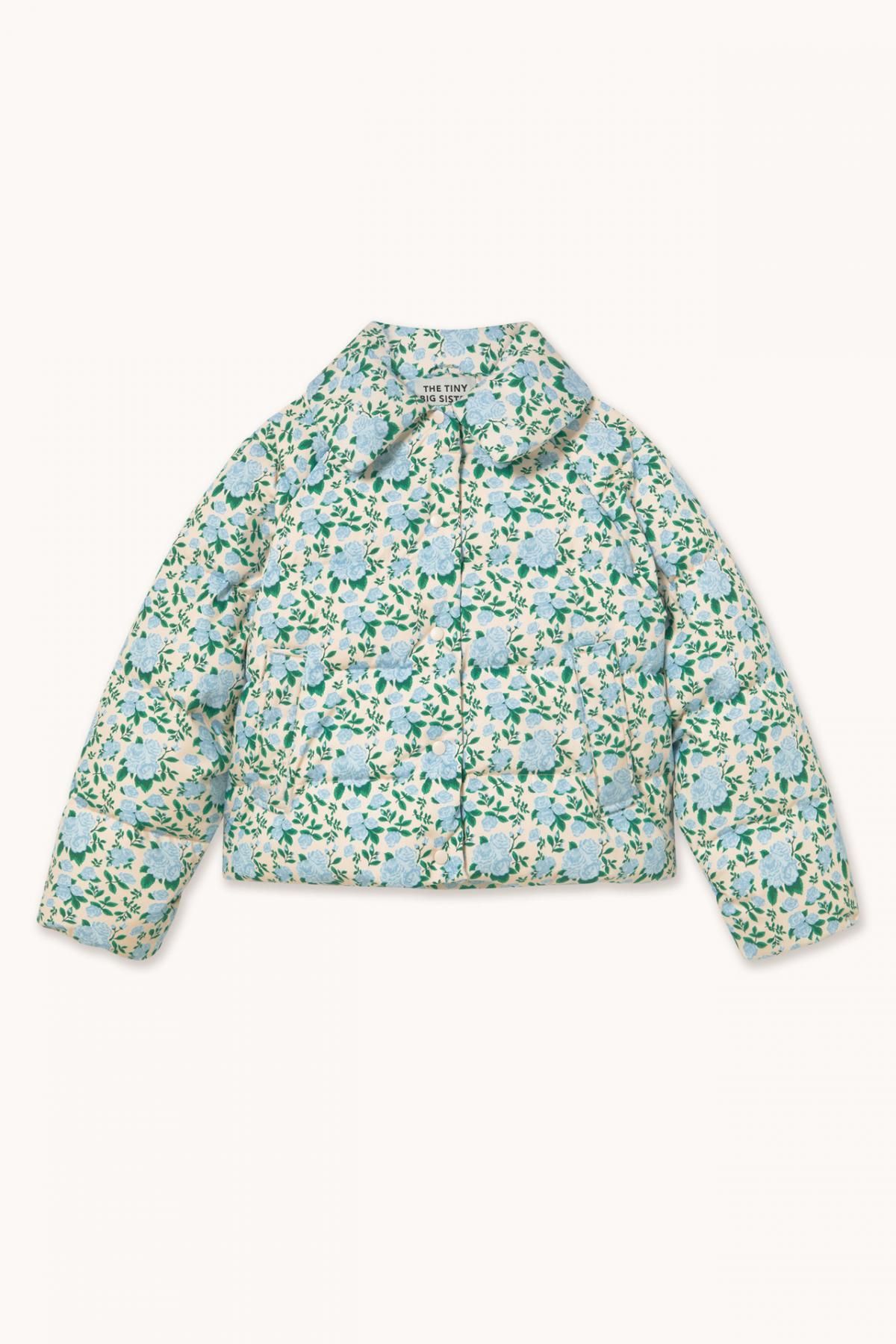 타이니코튼 라이트크림 플라워패턴 크롭 재킷 AW25-754103 ONE COLOR - 메인 이미지