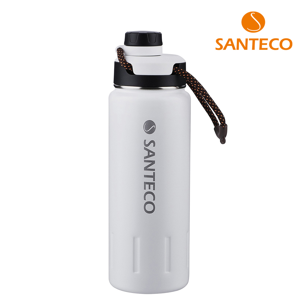산테코 케이투 이중진공 텀블러 아웃도어 보온보냉병 710ml, 밀크화이트 - 메인 이미지
