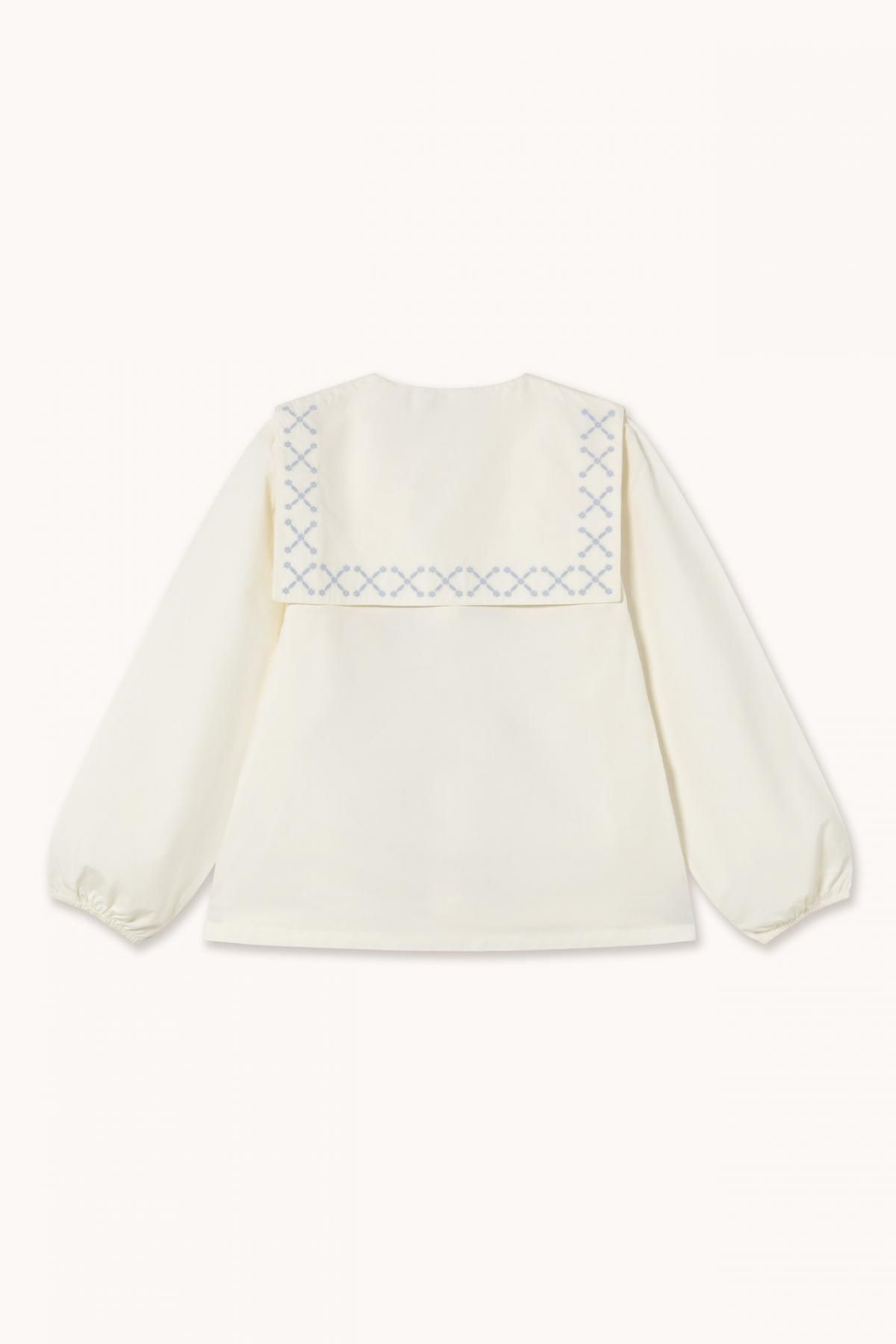 타이니코튼 에스닉 자수 오프화이트 블라우스 AW25-799104 ONE COLOR - 상세 이미지 2