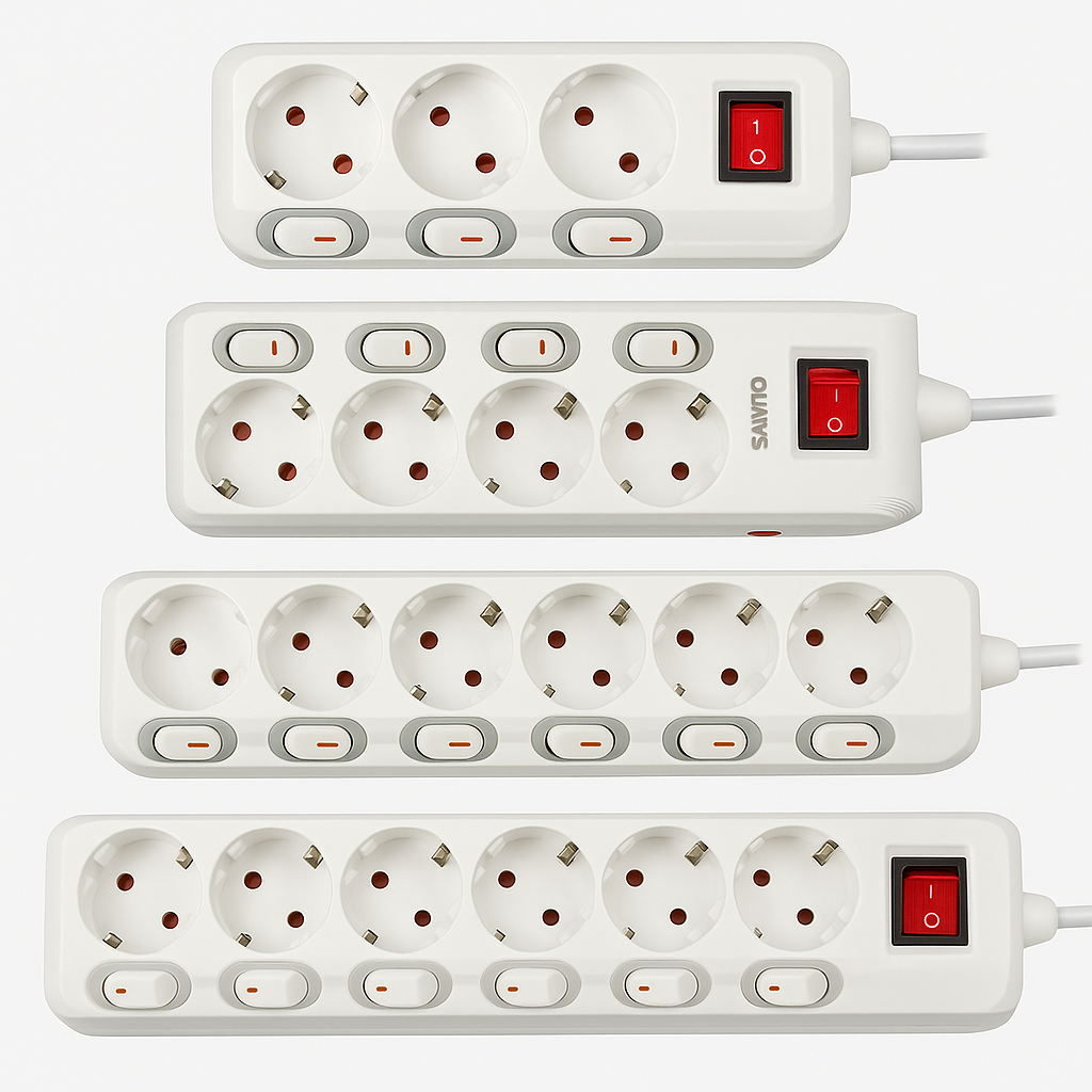 스마토 멀티코드 콘센트 (개별차단스위치형)6구, 2.7m, 1개