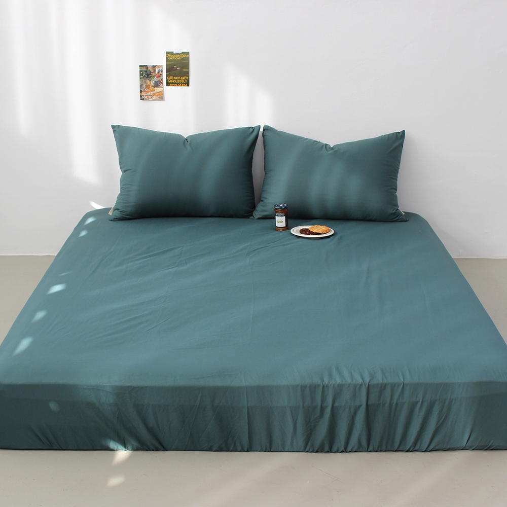 부드러운 아멜리 워싱 사계절 매트리스커버 레인 포레스트, S(싱글)