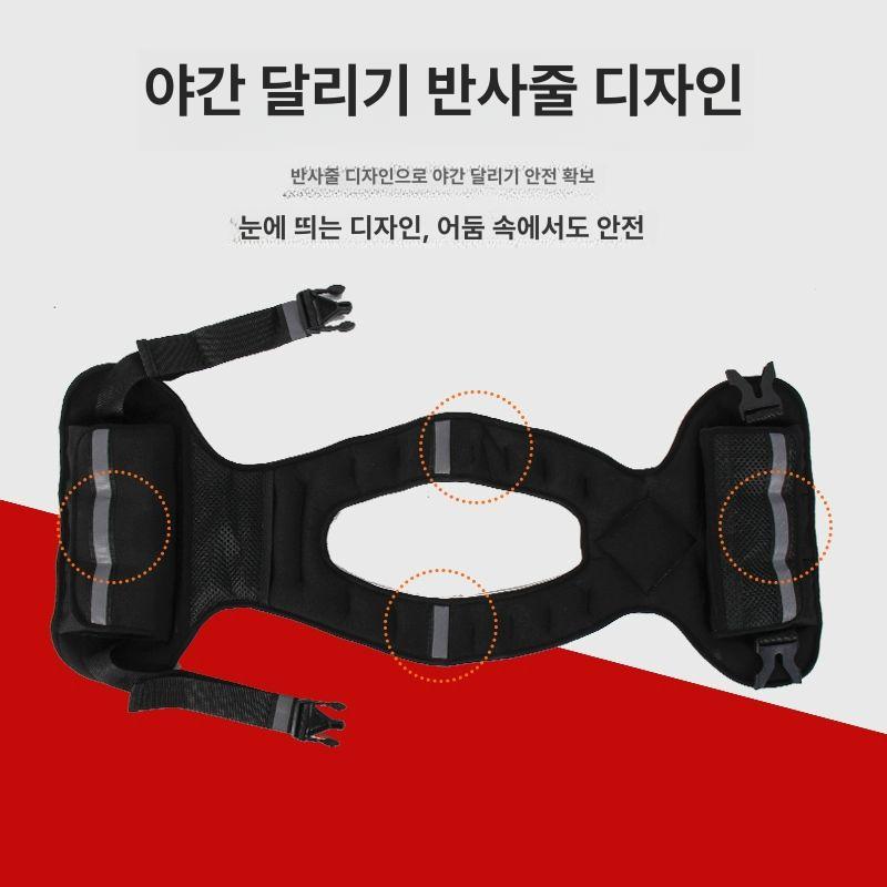 솔비에 러킹 중량조끼 모래주머니 웨이트 훈련용 러닝 블랙 2-5kg 조절 가능 - 상세 이미지 3