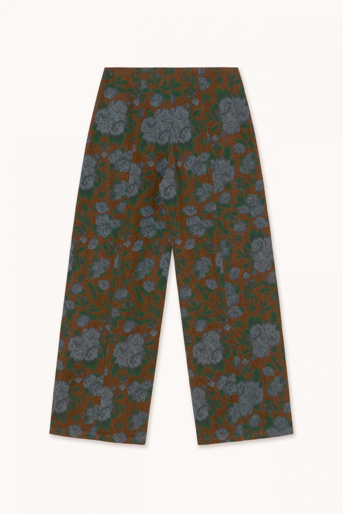 타이니코튼 브라운 플라워패턴 버튼 와이드 팬츠 AW25-655M06 ONE COLOR - 상세 이미지 2