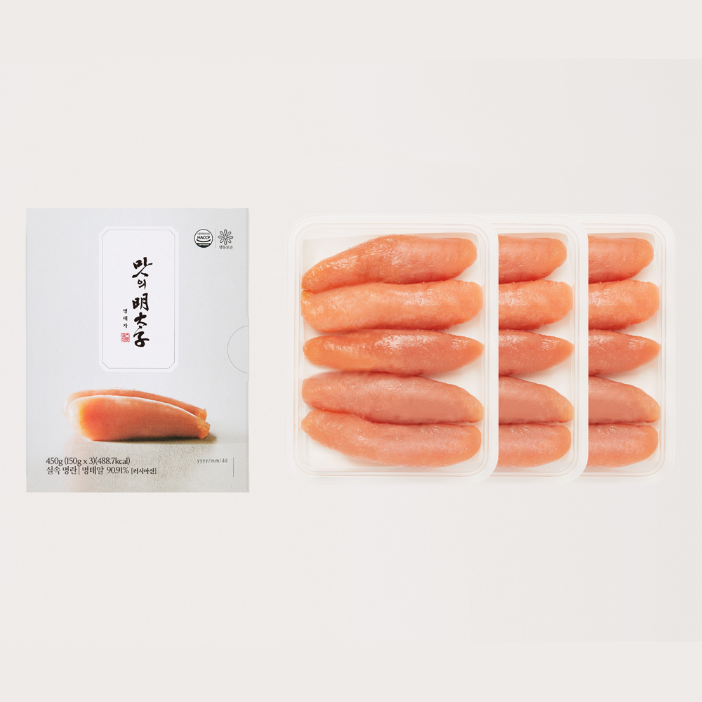 맛의명태자 실속명란 대용량 450g (저염 요리용 프리미엄 선동 백명란) 이미지 6