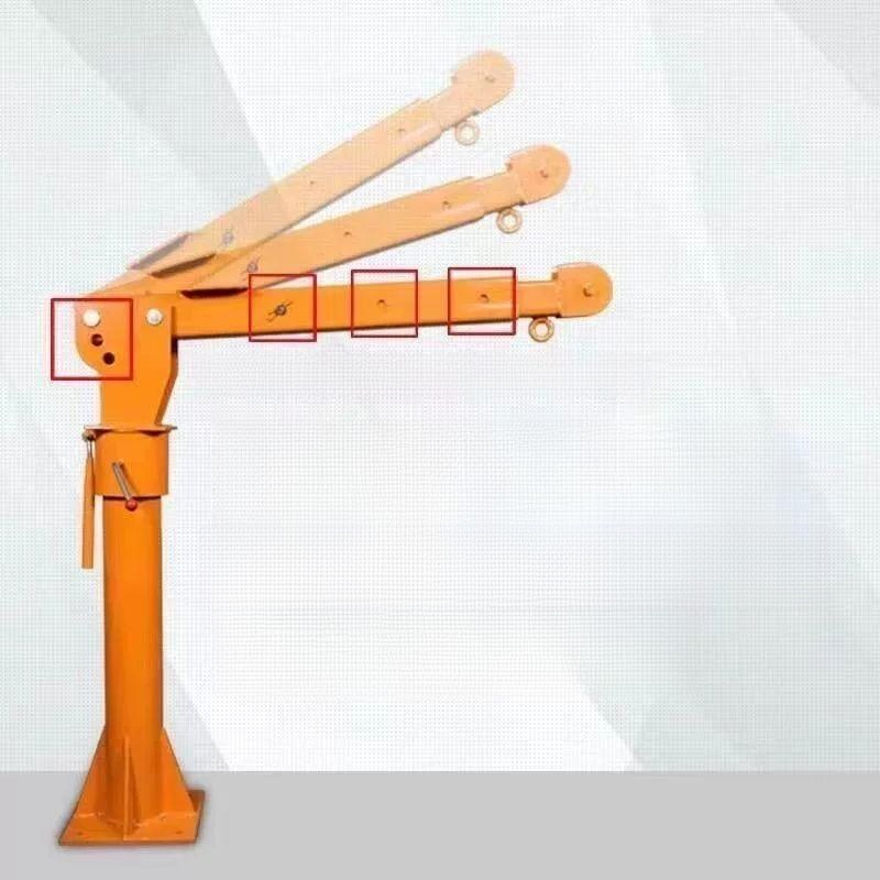 윈치 차량용 기중기 가정용 화물차 탑재 장착하다 호이스트 우인치 견인 12V 500kg 핸들 모델 - 상품 이미지