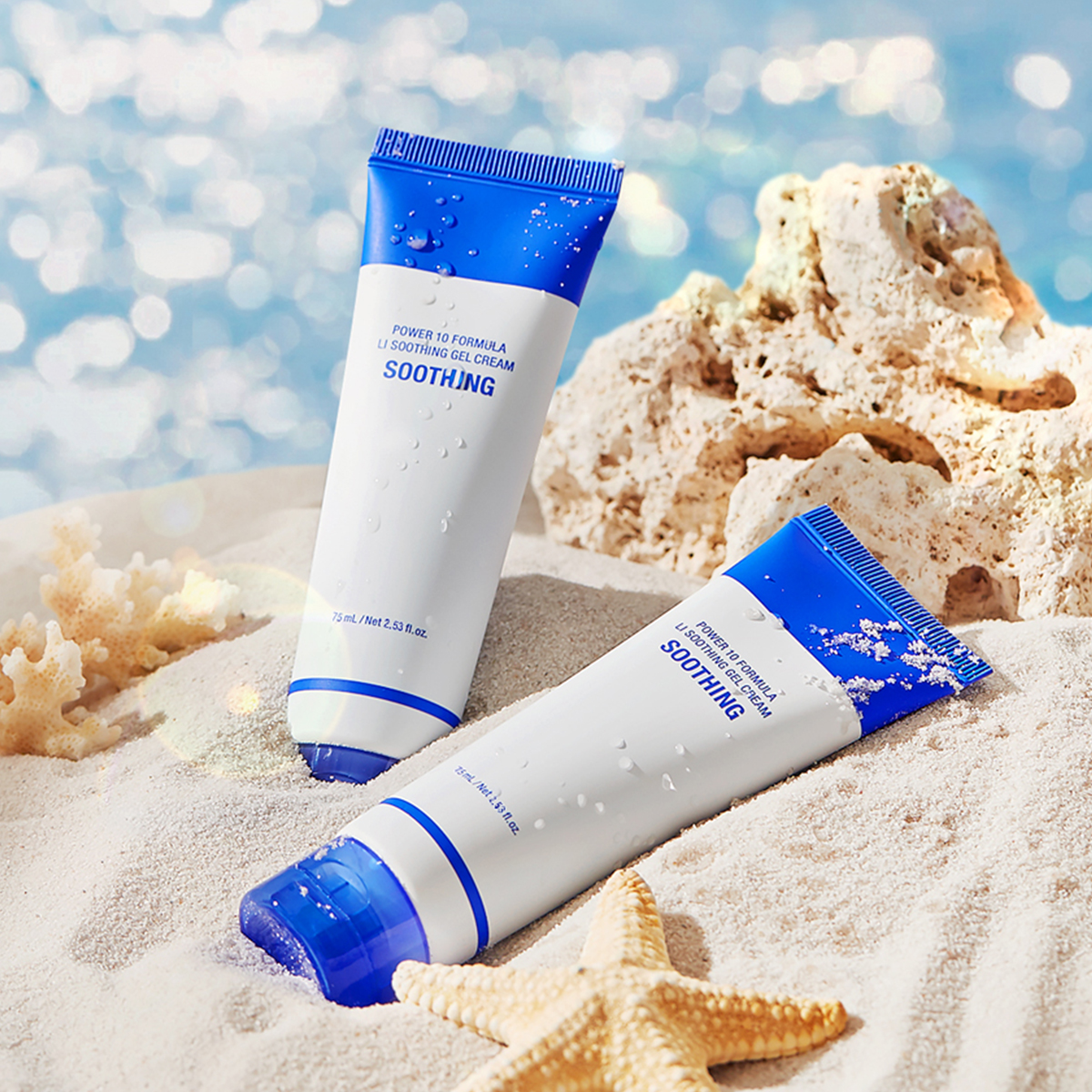 진정수분크림 파워10 감초줄렌 수딩 젤크림 75ml, 2개 이미지 3