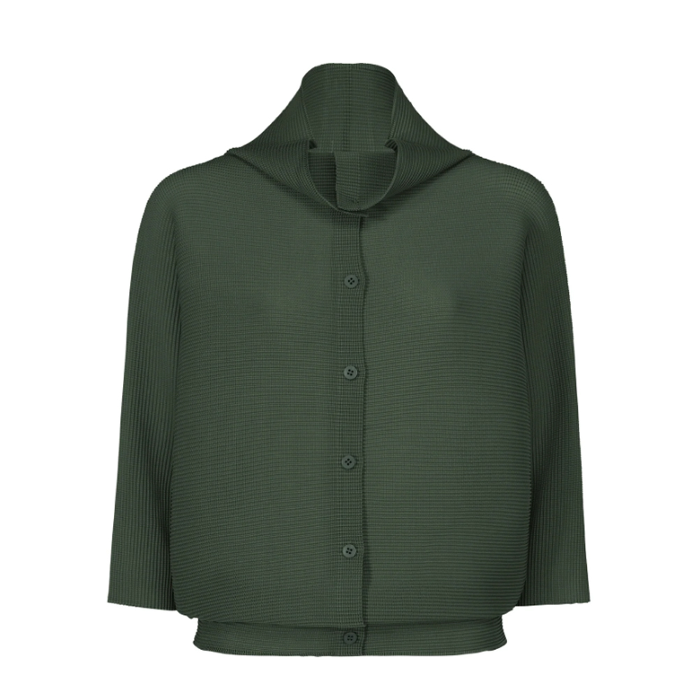 이세이미야케 미 가디건 DOLMAN STRETCH PLEATS 2 MI53FO613 - 상세 이미지 3