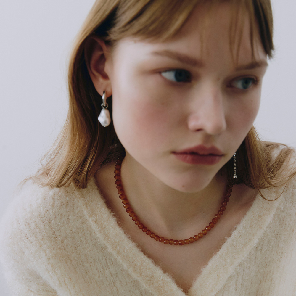 [빈티지헐리우드]Sienna Baroque Pearl Necklace_VH2579NE006M - 상품 이미지