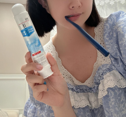 투스홀 펌핑 치아 미백 치약 누렁니 잇몸 화이트닝 임산부 입냄새 무 불소 80g, 1개 - 상세 이미지 4