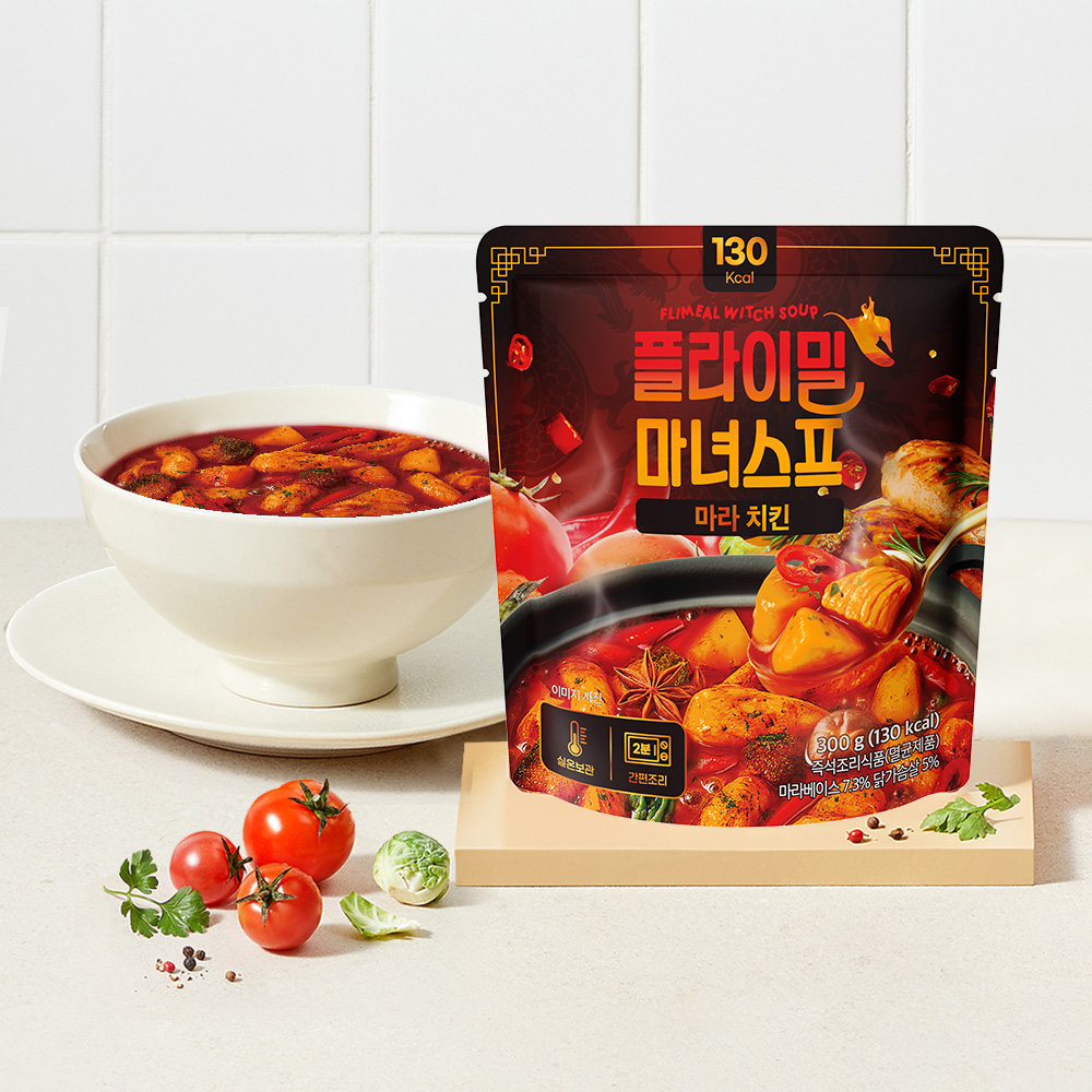 플라이밀 마녀스프 마라치킨 3봉 - 상품 이미지