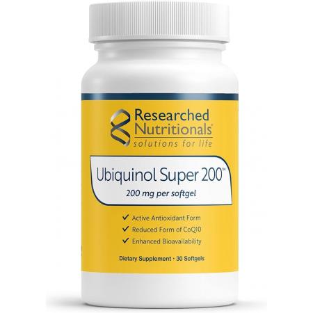 Researched Nutritionals Ubiquinol Super 200 - Enhanced Absorption CoQ1 - 메인 이미지