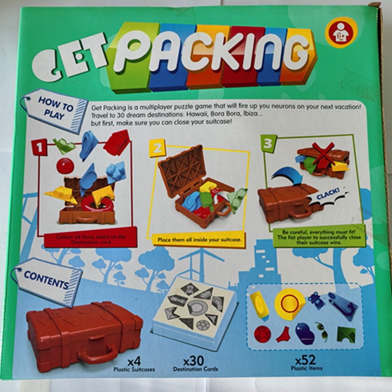 겟패킹 get packing 영어버전 보드 게임 포장 두뇌 퍼즐 순발력 칠교놀이 스피드 - 상세 이미지 3