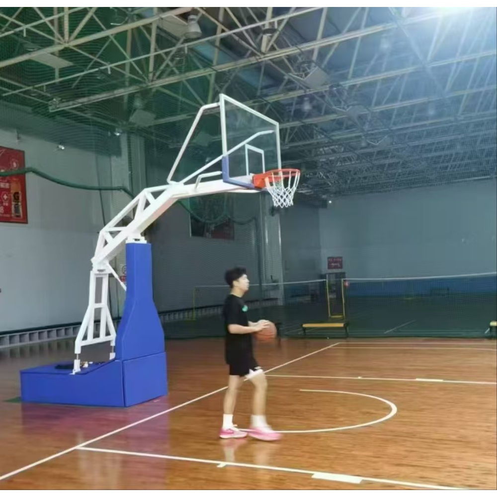 이동식농구대 높이조절 길거리 실내 실외 농구골대 높이 조절 올림픽 백보드 - 상세 이미지 2