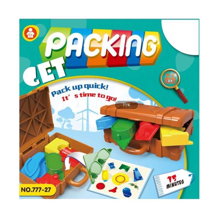 겟패킹 get packing 영어버전 보드 게임 포장 두뇌 퍼즐 순발력 칠교놀이 스피드 - 상세 이미지 5