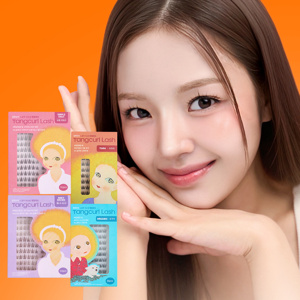 일루모이 노글루 속눈썹 간편 셀프 아이래쉬 탱컬래쉬 15종 중 택 1 66pcs~ - 상품 이미지