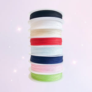 10M 소형 컬러 매듭 끈 키링 팔찌 만들기 0.4mm 실사용 후기 | 효과 있을까? - 상품 이미지 1