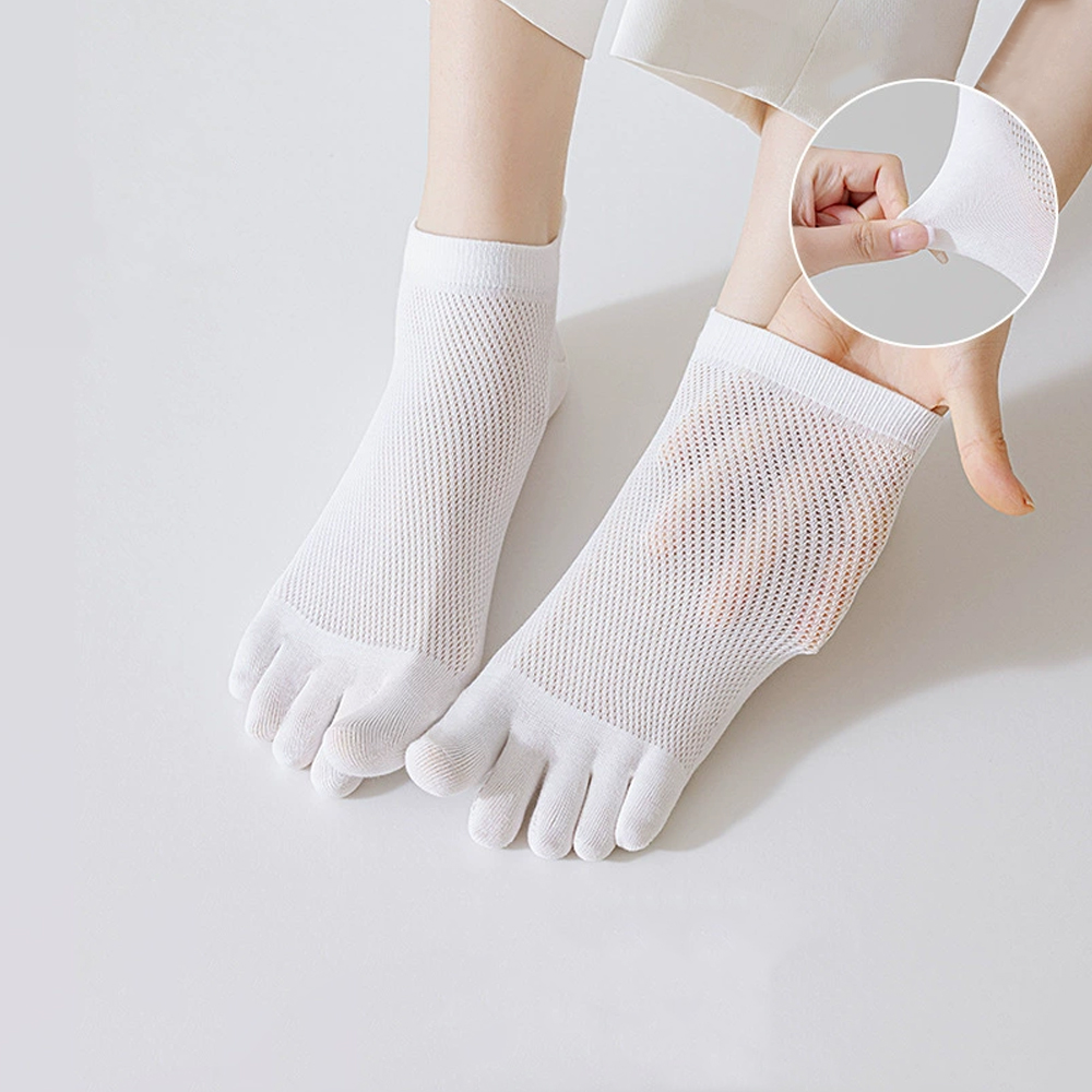 하루양 여성 항취 메쉬 발가락 양말 8족세트 - 상세 이미지 2