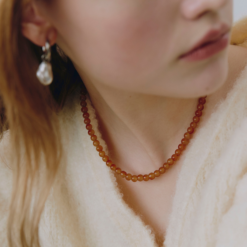 [빈티지헐리우드]Sienna Baroque Pearl Necklace_VH2579NE006M - 상세 이미지 4