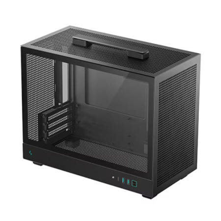 딥쿨 DEEPCOOL CH160 PLUS 미니타워 컴퓨터 PC 케이스 (블랙)