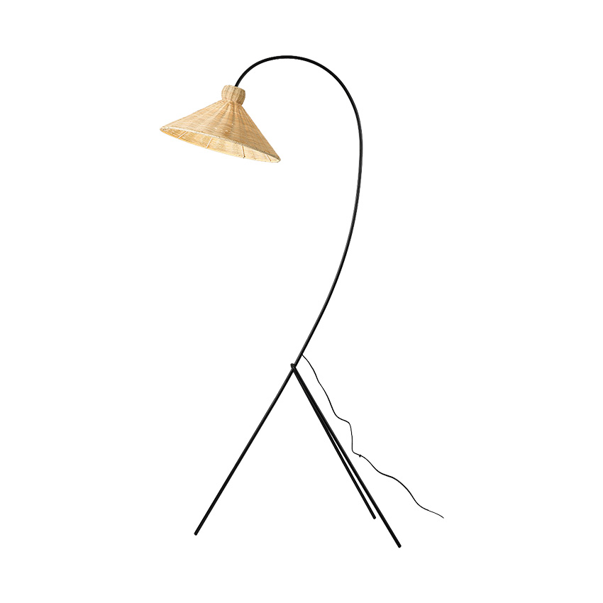 루니아 라탄 카페 인테리어 장스탠드 조명 Luina Lamp - 상세 이미지 2