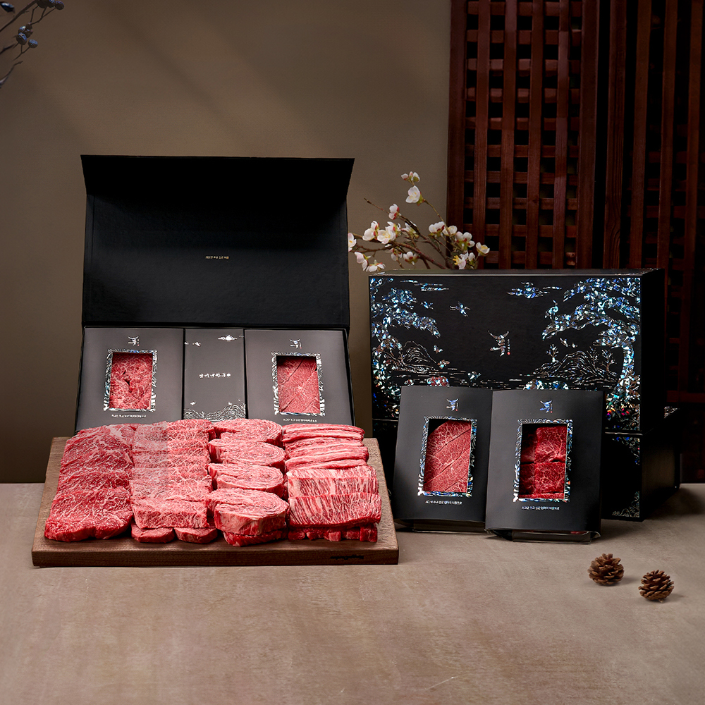 한우선물세트 투뿔 소고기 구이용 설로인 추석 설 명절 꽃꽃명작