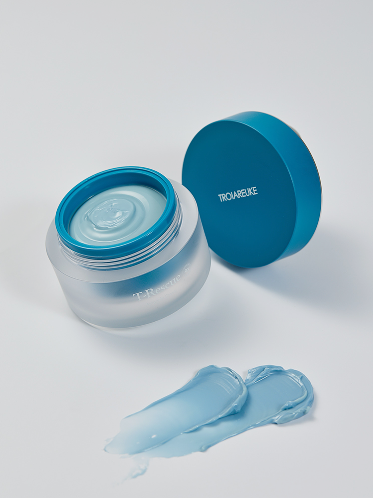 트로이아르케 RX 에스테틱 진정 예민 모공 손상 피부 아줄렌 티-레스큐 앰플 크림