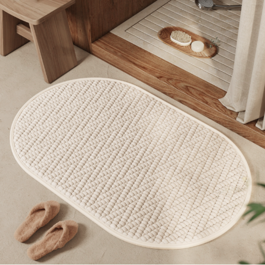 소메르 발매트 주방매트 욕실 싱크대 화장실 현관 세탁가능 아이보리 S사이즈