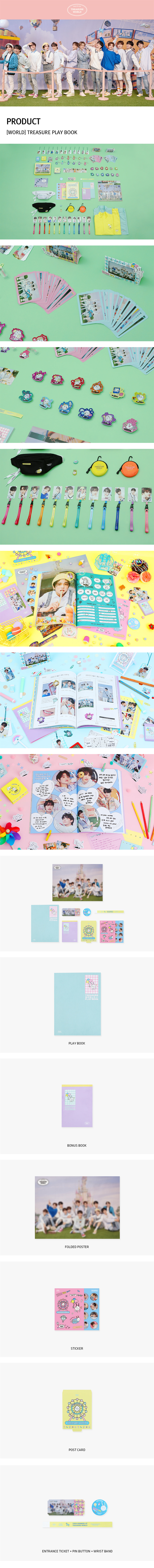 TREASURE (트레저) - [WORLD] TREASURE PLAY BOOK - 상세 이미지 2