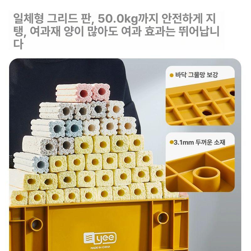 어항 여과기 수조 필터 거북이 연못 외부 양어장 여과재 노출형 3층 소형 80cm이하수조적합 - 상세 이미지 4