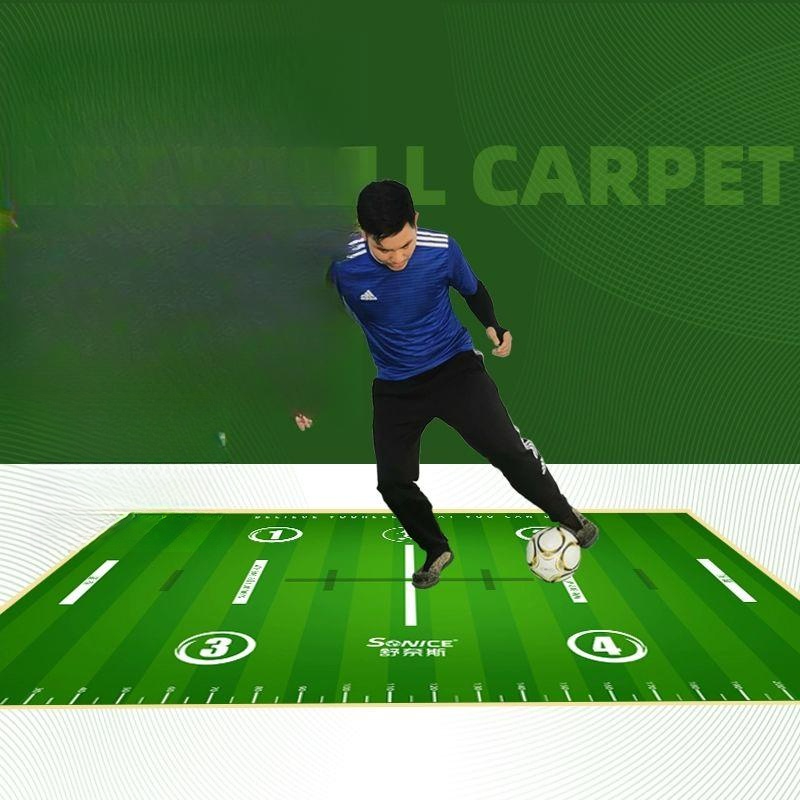 실내 축구 훈련 야외 연습용 기본기 접이식 학교 민첩성 연습 드리블 풋살 그린 트레이닝 매트 2.3x1.6m - 상품 이미지