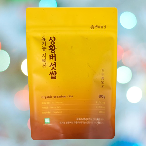 상황버섯쌀 백년농가 지리산 상황버섯 저당쌀 300gX2박스 - 상세 이미지 5
