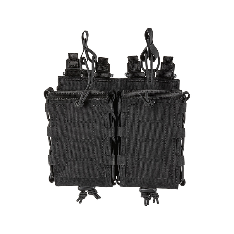 5.11 택티컬 플렉스 더블 멀티 캘리버 맥 파우치(블랙) - Flex Double Multi-Caliber Mag Pouch (Black) - 메인 이미지
